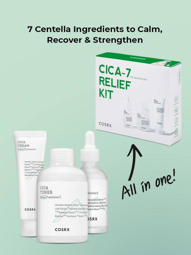 CICA-7 RELIEF KIT- 3 step - COSRX Official