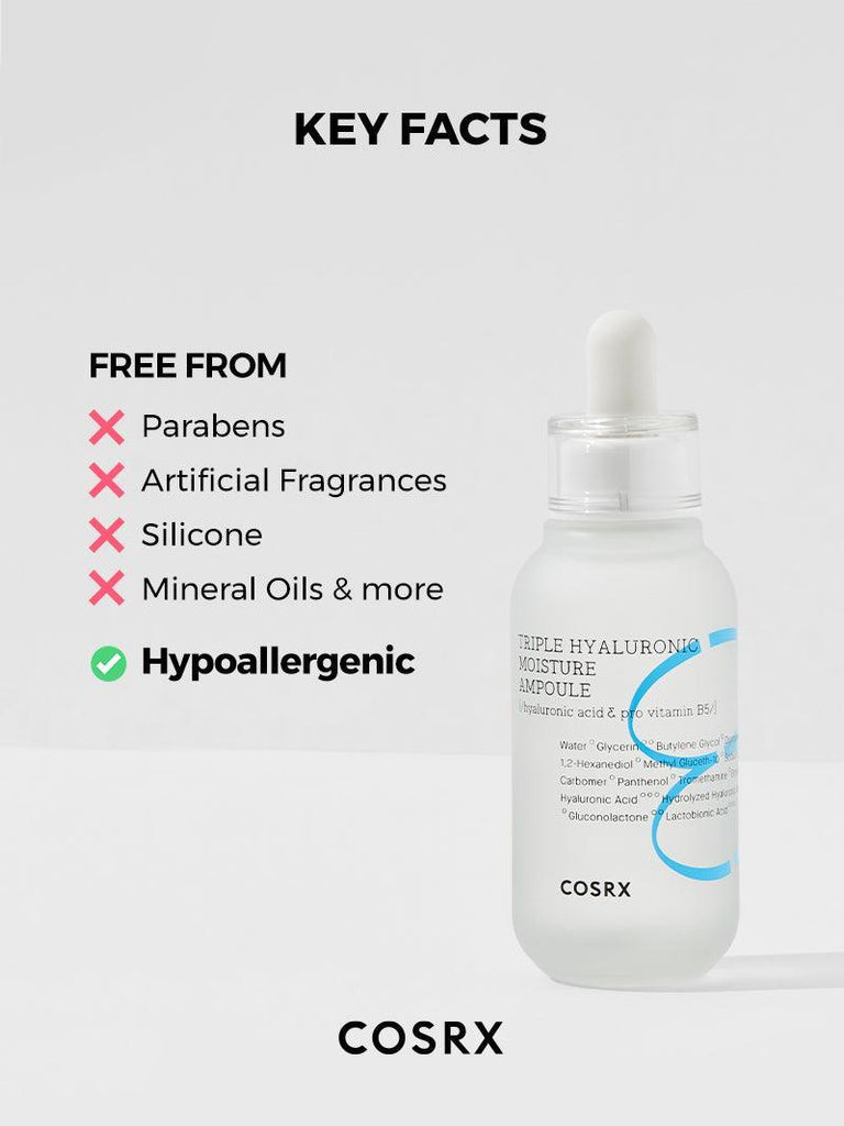 Hydrium Triple Hyaluronic Moisture Ampoule - COSRX Official