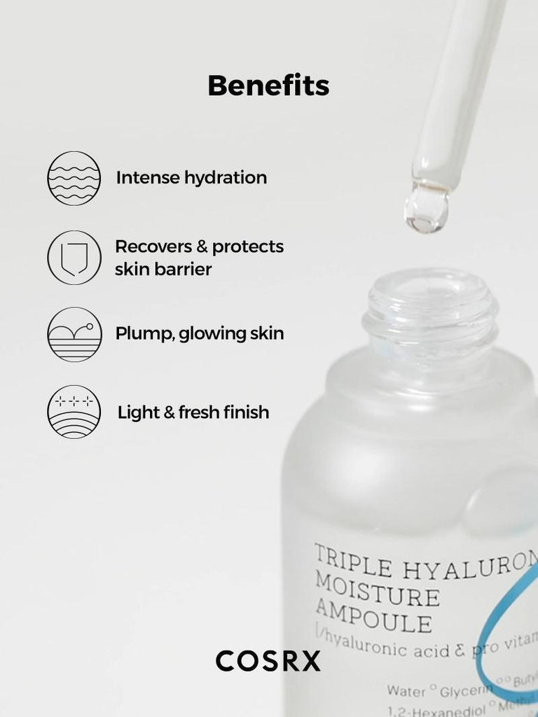 Hydrium Triple Hyaluronic Moisture Ampoule - COSRX Official