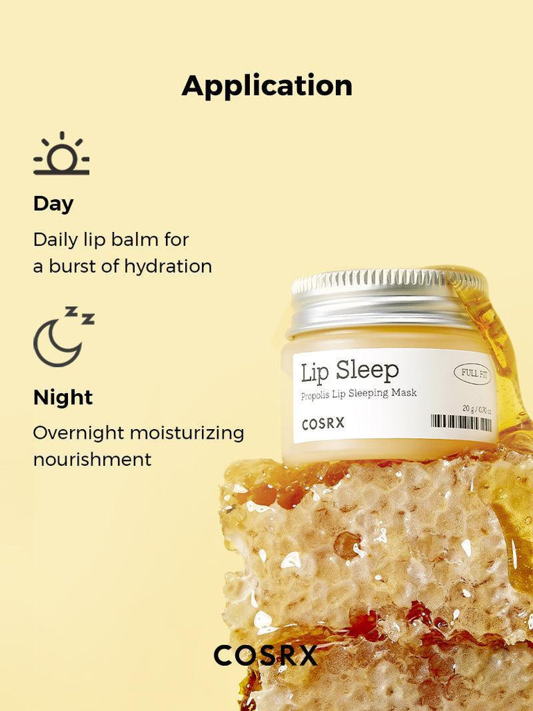 Lip Sleep - Full Fit Propolis Lip Sleeping Mask - COSRX Official