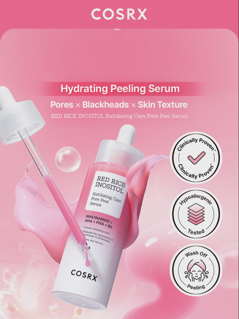 COSRX RED RICE INOSITOL Exfoliating Care Pore Wash-Off Peel Serum