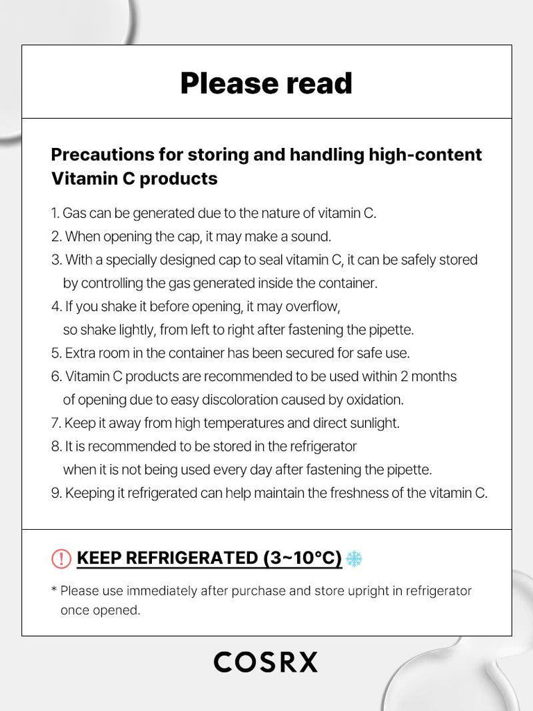 The Vitamin C 23 Serum - COSRX Official